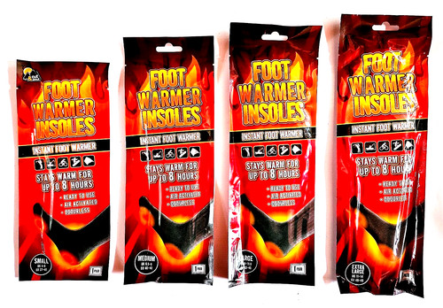 Foot warmer insoles stays warm - warmer,