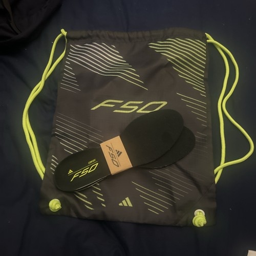 Adidas black green f50 size - black,